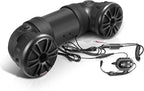 ATV25B ATV UTV Sound System - 6.5 Inch Speakers, 1.5 Inch Tweeters, Full Range, IPX5 Weatherproof, Bluetooth Remote, Built-in Amplifier, Golf Cart Compatible