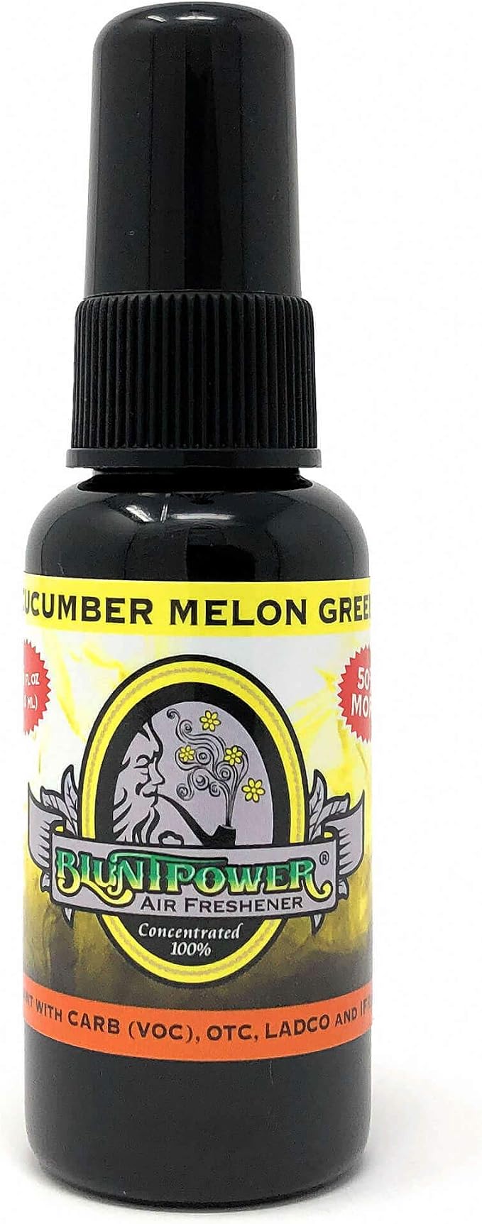 (Cucumber Melon Green, 1 Pack) Concentrated Air Freshener for Room and Car Spray - Oil-Based Diffuser Spray Bottle - Long-Lasting Bathroom Spray, Car Freshener, & Odor Eliminator Spray