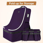 Padded Carseat Travel Bag for Airplane, Car Seat Travel Backpack with Shoulder Straps, Gate Check Car Seat Bags for Air Travel, Toddler Airplane Travel Essentials