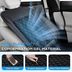 Coverado 12V-24V Ventilated Cooling Car Seat Cover Front Seat, Upgraded 3 Adjustable Wind Speeds Long Lasting Coolness Summer Driving Seat Cushion Universal Fit for Car SUV Truck, Classic Black