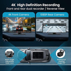Largest 11.5 inch Wireless CarPlay Screen for Car, A-pple CarPlay & Android Auto HD Touchscreen with 4K Dash Cam/1080P Backup Camera/Navigation/Bluetooth/Voice Control/FM/Mirror Link,for All Vehicles