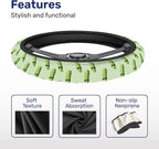 Funny Pickle Steering Wheel Cover, Non Slip Polyester Car Wheel Protector for Car SUV Truck, Universal 15 Inch