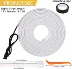 Car LED Strip Lights - Trunk Cargo Ambient Lighting, Warm Yellow 3500K, 177.16 inches Flexible Cuttable LED Light Strip, Easy Install, Waterproof, Universal Fit for Car Trunks, SUVs, and Vans