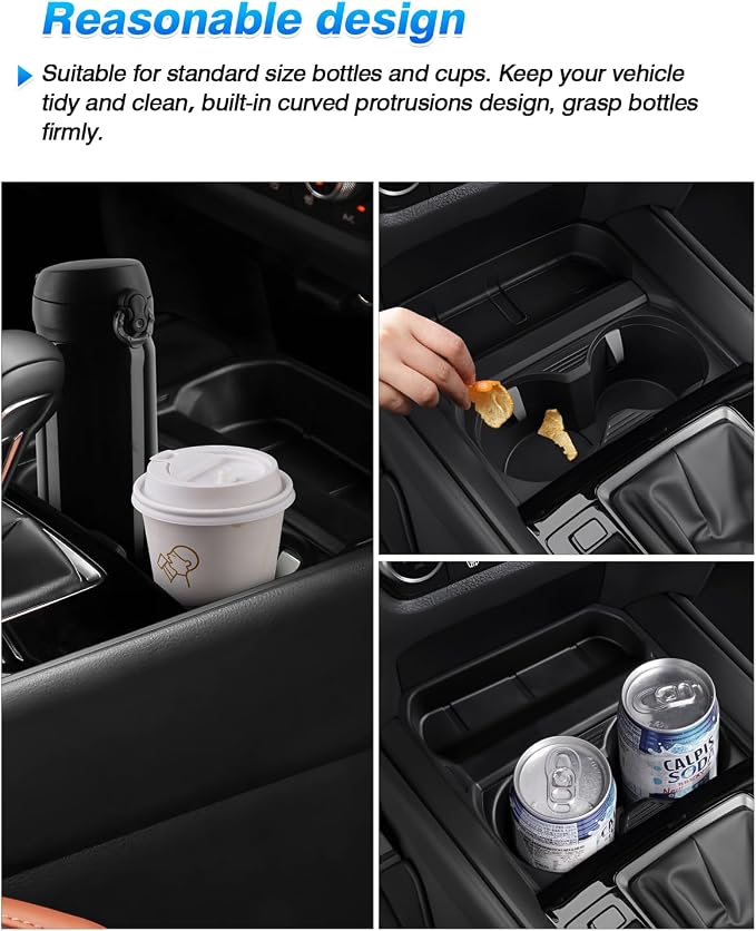 Center Console Cup Holder Insert for 2023 2024 2025 Mazda CX-50 CX50 Interior Accessories Water Cup Holder