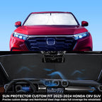for 2026 CRV Windshield Sun Shade Sunshade Foldable Custom Fit 2023 2024 2025 Honda CR-V Accessories Windshield Cover Front Window Shield Blocks UV Rays and Heat Car Interior Protector