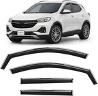 in-Channel Incredibly Durable Rain Guards for Buick Encore GX 2020-2026, Original Window Deflectors, Vent Window Visors, Vent Deflector, 4 pcs. - 620435