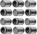 Tire Valve Stem Cap Cover - (12 Pack) Tire Air Caps Metal with Plastic Liner Corrosion Resistant Leak-Proof for Car Truck Motorcycle SUV and Bike Grey