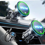 for Qi2.2 25W MagSafe Car Mount Charger，[Smart Cooling Fan＆95W Fast Adapter] Magnetic Wireless Car Charger, Phone Holders for Your Car Accessories for iPhone 17 Pro Max Air 16 15 14 13 12 | [Smart Cooling Fan] Magsafe Car Mount Charger, [Qi2 25W...