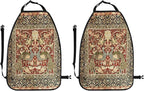 William Morris Vintage Floral Car Seat Back Kick Protectors Kick Mats With Storage Pockets For Vehicles To Protect From Dirt Mud Scratches 2 Pack