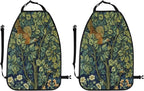 William Morris Cock Pheasant Car Seat Back Kick Protectors Kick Mats With Storage Pockets For Vehicles To Protect From Dirt Mud Scratches 2 Pack