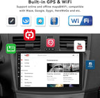 Car Radio Stereo for Mazda 3 2009 2010 2011 2012 2013,Android 15 2G+64G Wireless Carplay Android Auto,9 Inch Touchscreen Car Radio GPS WiFi Bluetooth FM/RDS SWC Dual USB/AUX-in Backup Camera
