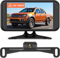 W5 Wireless Backup Camera: 4.5" 1080P Dual-Channel Monitor, Easy Installation, Stable Wireless Signal, IP69K Waterproof Color Night Vision Back Up Camera for Truck, Car, SUV, Van and Trailer