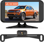 W5 Wireless Backup Camera: 4.5" 1080P Dual-Channel Monitor, Easy Installation, Stable Wireless Signal, IP69K Waterproof Color Night Vision Back Up Camera for Truck, Car, SUV, Van and Trailer