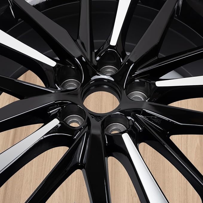 New 19x8" 19 Inch Aluminum Alloy Wheel Rim for Toyota Camry 2018-2022, OEM Design, Alloy Replacement Wheel, Super Duty Car Rims Replacement | Direct Fit - OE Stock Specs, Gloss Black