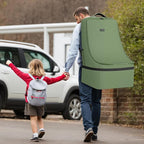 Padded Car Seat Bags for Air Travel, Car Seat Travel Backpack with Shoulder Straps, Gate Check Carsat Bag, Baby Travel Essentials for Flying