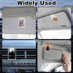 Acrylic Magnetic Personalized Photo Holder Car Picture Frame, Car Picture Holder, Car Photo Holder Car Visor Clip, Personalized Car Accessories Can Be Used to Add Your Personal Photo