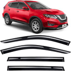 Voron Glass Tape-on Extra Durable Rain Guards for Nissan Rogue 2014-2020, Window Deflectors, Vent Window Visors, 4 pcs - 100428
