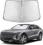 Windshield Sunshade Compatible for Cadillac Lyriq 2023-2024 2025 2026, Sun Visor for Front Windshield & Window Sun Shade Cover, UV Heat Blocker & Protector, Car Accessories