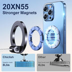Car Phone Holder for Magsafe [2026 89+LBS Suction & 3700gf Magnetic] 360° Adjustable cell Phone Mount, Phone Holders for Your Car Dashboard & Windshield Pad Phone Holder for iPhone 17-12 Series