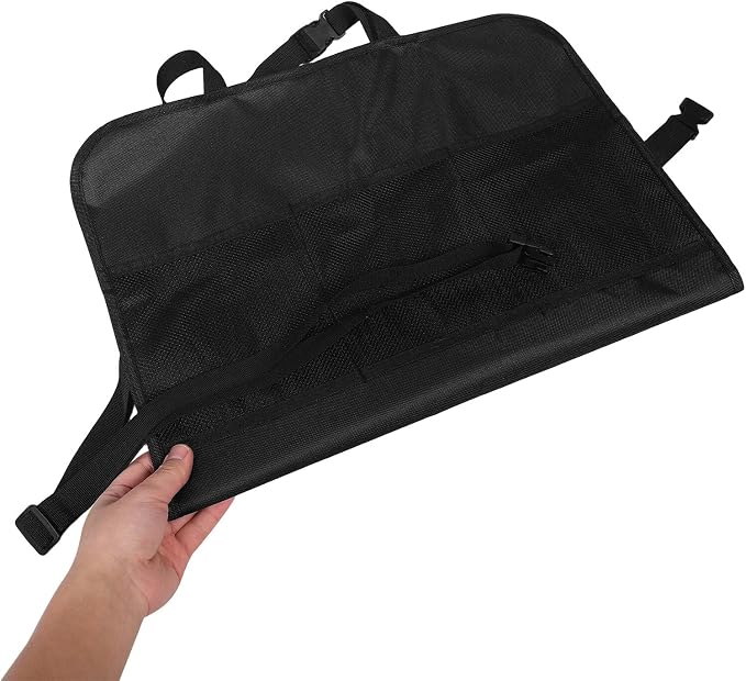 Car Seat Kick Mat Anti-kick Pad with Hanging Storage Bag Backseat Organizer for Car Seat Back Protection and Travel Accessories