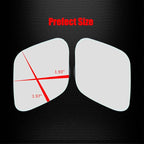 Frameless Blind Spot Mirror, HD Glass Convex Wide Angle Rearview Blindspot Car Mirror for Car SUV and Truck (Rhombus, Pack of 2)