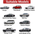 Car Cover Waterproof All Weather Windshield Sun Shade Hail Protector Automotive Exterior Car Accessories Universal Fit for Car, SUV, Truck(Eyes)