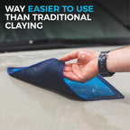 Ultra Clay Towel - Clay Bar Results in Minutes, Smooth Paint Fast, Enhance Gloss & Wax Bond (12"x12")