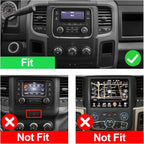 Android 13 Car Radio for 2+32G Dodge RAM 1500/2500/3500 2013-2018 9'' 1280*720 Touchscreen Car Stereo with Carplay Android Auto Backup Camera Mirror Link GPS Navigation WiFi 6 Bluetooth 5.4(Manual AC)