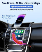3ft Coiled USB-C to Lightning Cable [MFI Certified] Carplay | 30W PD Fast Charger Data Transfer Cord in Car for iPhone 14/13/12/11/XS/8/7/6/5, iPad, iPod