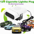 Car Heater, 12V 150W Portable Car Heater Plug in Cigarette Lighter Fast Heating Defrost Defogger