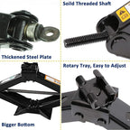 Jack Spare Tire Tool Kit -2 Ton Heavy Duty Lifting Jack, for Ford F150 Truck 2004-2014,SSpare tire Emergency kit Replacement Tire Repair Tool