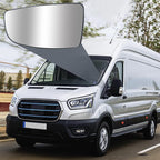 Driver Left Side Lower Mirror Glass fit Ford Transit T150 250 350 2015 2016 2017 2018 2019 2020 2021 2022 2023 MK8, Left Side View Convex Mirror Glass with Backing Plate