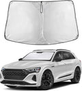 Windshield Sunshade Compatible for Audi Q8 E-Tron 2019-2024 2025 2026, Sun Visor for Front Windshield & Window Sun Shade Cover, UV Heat Blocker & Protector, Car Accessories