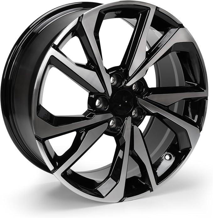 New 18'' x 8" Aluminum Alloy Wheel Rim Compatible with 2017-2021 Honda Civic, Factory Replacement Rim, Direct Fit, OEM Design Replacement Rim