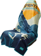 Athletic Running Towel, Full-Sized, Car Seat Cover - Moisture Wicking (Sasquatch)