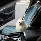 Dog Car Seat Cover for Front Seat, Dog Seat Cove Waterproof, Scratchproof Non-Slip Car Seat Protector, Universal Fit Most Cars, SUVs, Trucks, Blue