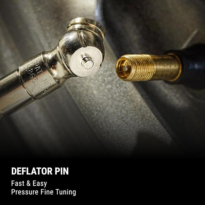 Tire Pressure Gauge, Single Ball Head Air Chuck, Nickel-Plated Brass Low-Pressure Pencil Tire Gauge, 2-20 PSI Trucks, RVs, and Cars