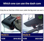 Front 4K Dash Cam for Volvo XC90 2023-2026 B5 B6 T8(Model B),OEM-Style,Loop Recording,Built-in WiFi & APP,G-Sensor, Plug & Play,64GB Card