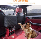 Car Net Pocket Handbag Holder Between Seats Back Storage Organizer Purse Holder for Console Front Seat Storage Barrier