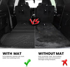 Trunk Mat with Backrest Mat for Chevrolet Chevy Traverse 2024-2026 & GMC Acadia 2024-2026 & Buick Enclave 2025-2026, All Weather TPE Custom Fit Cargo Mat Trunk Liner with Backrest Mat, Black