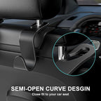 4 Pack Car Headrest Hooks for Porsche Macan 2014-2025 2026, Seat Organizer Hanger Storage Hook Heavy Back Seat Holder Handbag Car Accessories