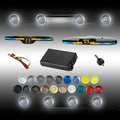 New Features Forward and Reverse Parking sensors, Option to Measure Distance in inches, bidirectional Display Option, and Customizable Digital Direction 18 Color Probes to Choose from(Grey)