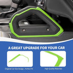 Center Console Dash Grab Handle Cover Trim Compatible with 2021-2024 Ford Bronco Light Green Interior Accessories (Not for Bronco Sport)