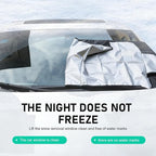 Car Windshield Sun Shade, Foldable Front Windshield Sunshade, 59" x 27.5" 190T Coated Cloth Car Window Covers, Against Snow, Ice, Frost, Dust, Sun, Universal for Most Cars (Silver)