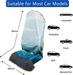 Waterproof Car Seat Cover for Front Seats, Protector for Cars SUVs Trucks, Sweat Towel Seat Covers Bucket for Gym,Workout,Beach,Hiking,Running and Swimming (Mountains, 2PCS)
