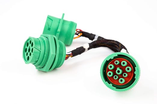 TYPE2 SAE J939 Splitter Y Cable 9pin Data Power Extension Cable for Truck ELD GPS Tracker Diagnostic Tools