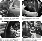 Steering Wheel Covers for Car, Truck, and SUV, Cute Non-Slip Breathable Elastic Steering Wheel, Car Accessories, Universal 15 Inch Leather Cover for Men Women Mountain Landscape