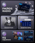 5Ghz WiFi Android 15 Car Radio for Ford Escape Kuga Mazda Tribute 2007-2012,9 Inch HD IPS Screen,32-Bnad EQ,Bluetooth 5.0,Wireless Carplay,Android Auto,Dual USB Port,GPS,HD Backup Camera,2G+64G
