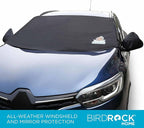Car Windshield and Side Mirrors Cover for Ice and Snow | All-Weather Protection | PVC Coated Polyester | Fits Cars, SUVs, Small Trucks | Quick Install | Includes Storage Bag | 61" x 41"