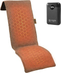 Heated Seat Pad & Cushion with Carbon Nanofiber Heating, NTC Temperature Sensing, 3S Fast Heat, 10-Hour Battery Life, Soft & Anti-Slip, Ideal for Office, Home, Stadium & Outdoor Use